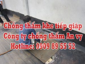 chống thấm khe tiếp giáp 2 nhà