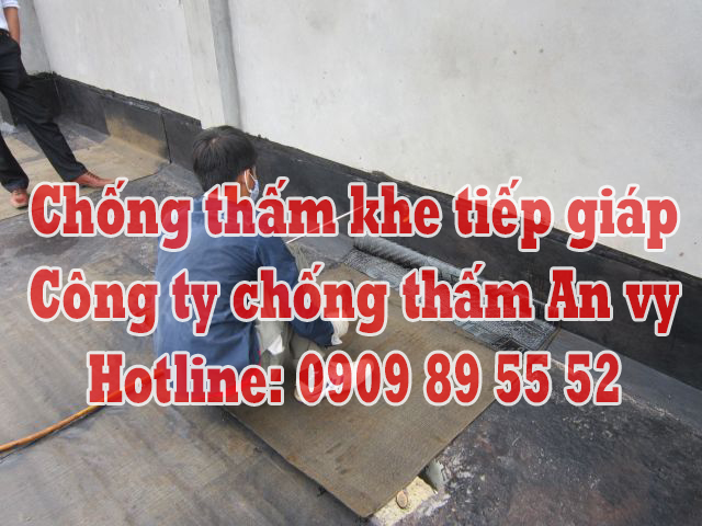 chống thấm khe tiếp giáp 2 nhà