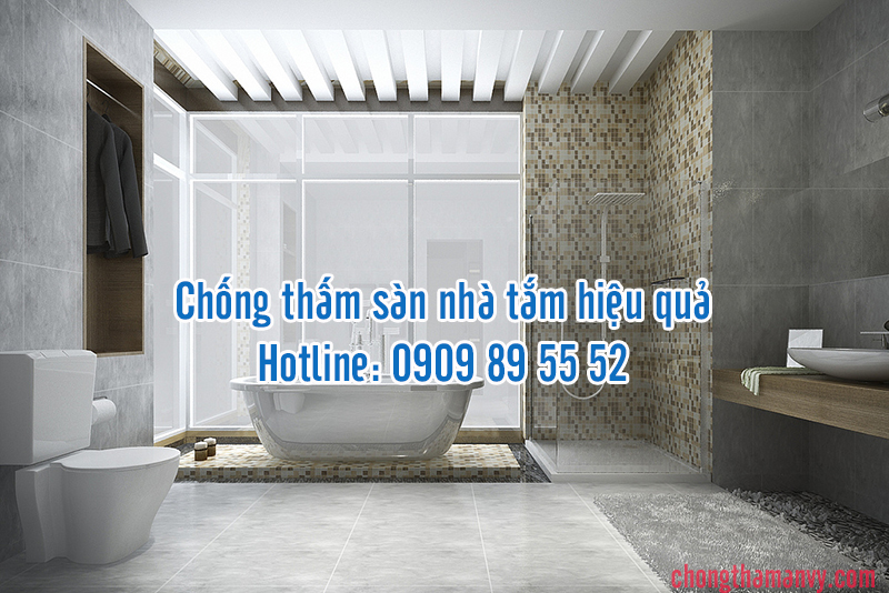 chống thấm sàn nhà tắm